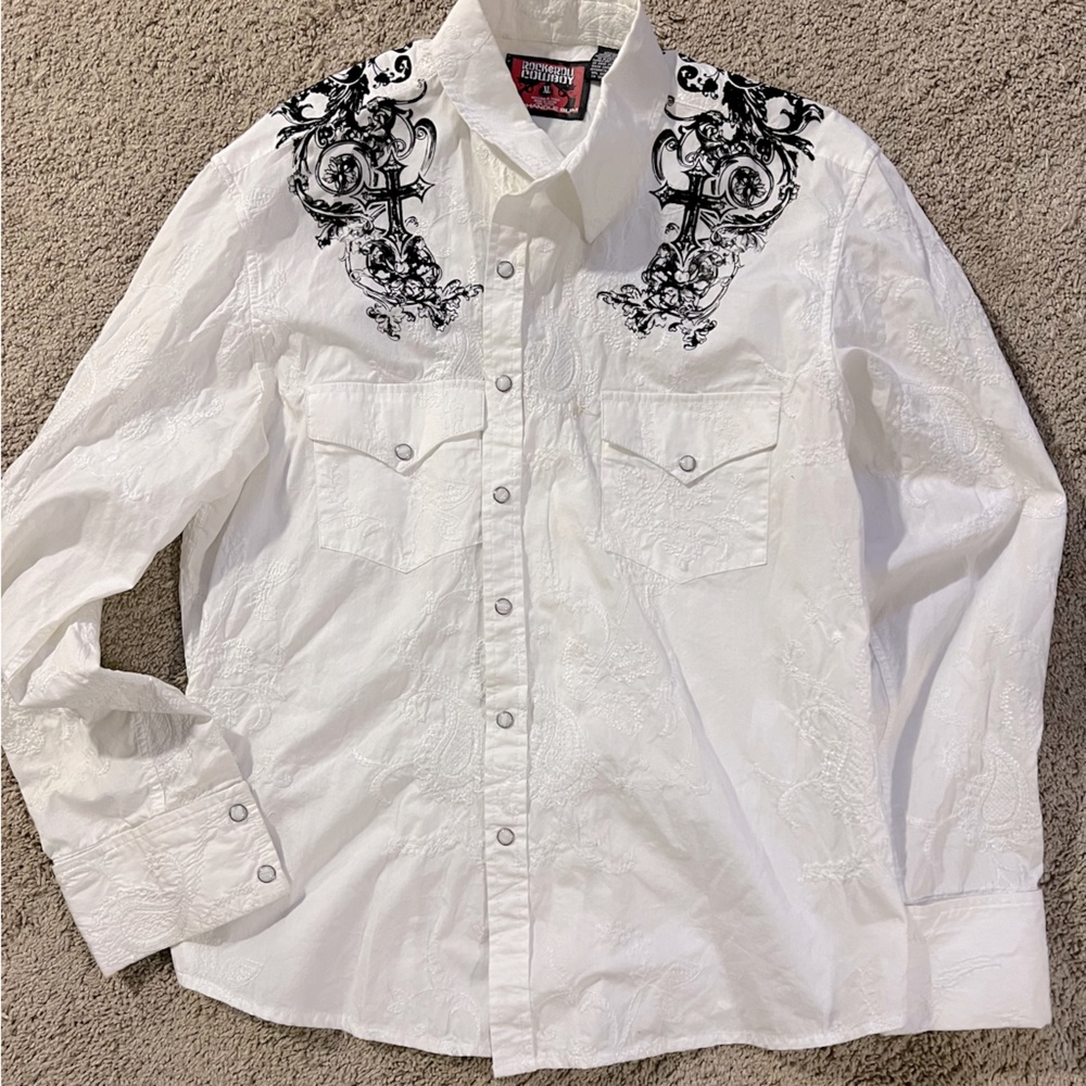Men’s Rock & Roll Cowboy Pearl Snap